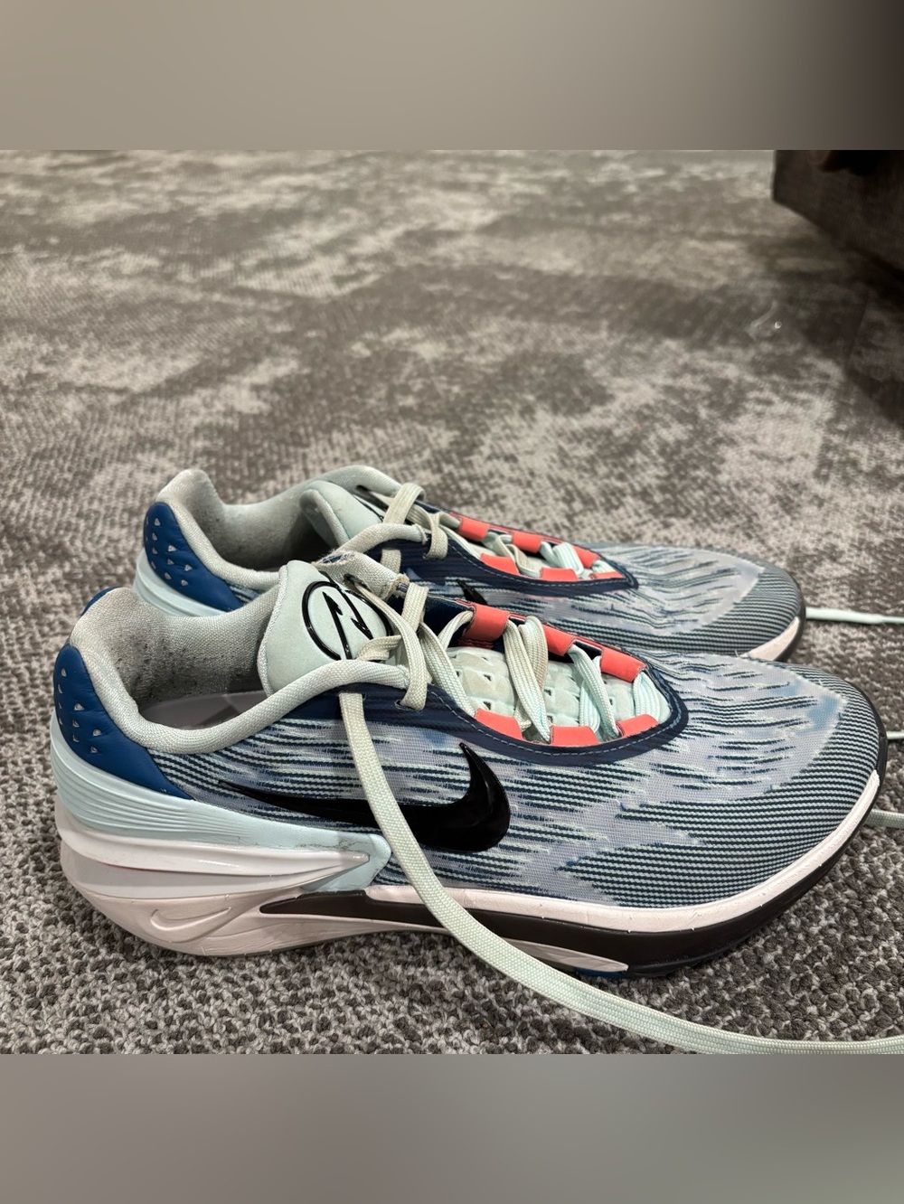 Nike Air Zoom GT Cut 2 Industrial Blue Basketball Shoes Mens U.S. 8